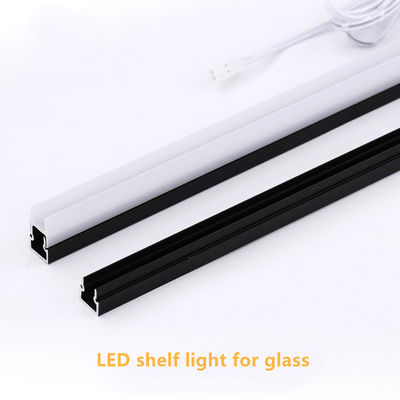 Modern Surface Mounted Single Glass Shelf Cabinet Lighting Warm White Led Glass Shelf Light