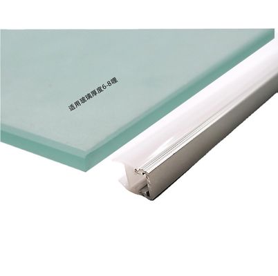 Modern Surface Mounted Single Glass Shelf Cabinet Lighting Warm White Led Glass Shelf Light