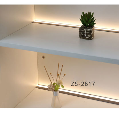 3500K Warm White Aluminum Recessed LED Cabinet Light For Showcase