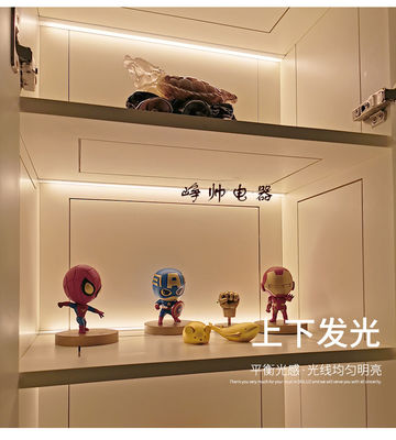 Modern Aluminum Dual Illuminated Under Cabinet LED Light