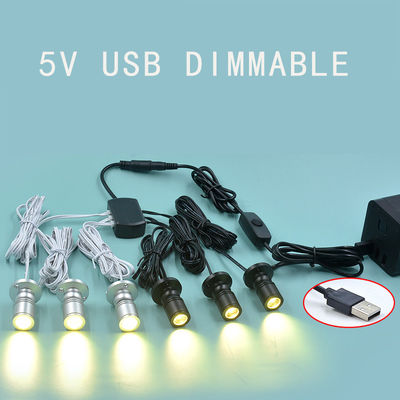 Modern IP65 Waterproof Mini LED Spotlights For Cabinet Wine Lighting 3000K/4000K/6000K