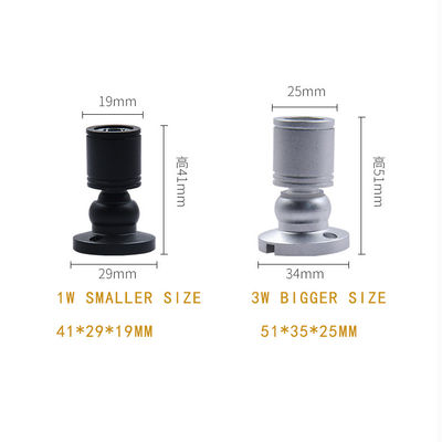 90lm/w 3W Adjustable COB LED Cabinet Spot Light