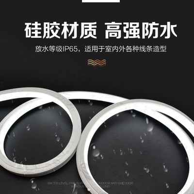 1000lm DC 12V IP55 Silicone Led Strip Light  For Outdoor / Indoor Decor