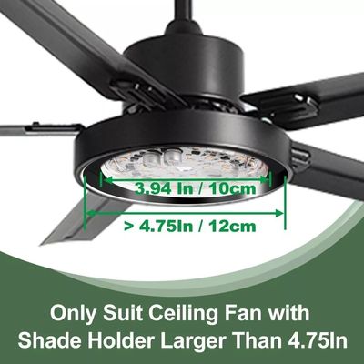 120V 15W Driverless Dia 100mm Led Light For Led Fan Light With ETL Certificate Ceiling Fan Led Light Replacement