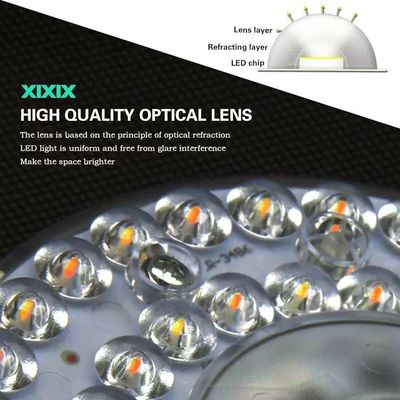 Dia125mm Round Pcb Board 4.9'' LED Retrofit Light Kit 22W Color 3CCT 3000K/4500K/6000K CRI90 For Ceiling Fan Light Replacement Panel PCB Ceiling Light LED Retrofit Kit120V 2200LM