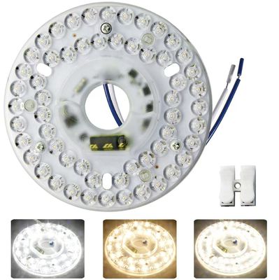 Dia125mm Round Pcb Board 4.9'' LED Retrofit Light Kit 22W Color 3000K/4500K/6000K CRI90 For Ceiling Fan Light Replacement Panel PCB,Ceiling Light LED Retrofit Kit,120V 2200LM,