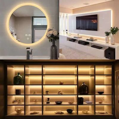 Flexible LED Strip Lights 600 Units LEDs LED Strips Waterproof 12 Volt LED Light Strips Pack Of 16.4ft/5m for Holiday Home Party Indoor Outdoor Decoration Waterproof White 1 Pack