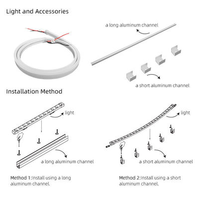 24V/12V.DC 10W Custom Flexible Neon Light Strip For Ceiling Room Decoration Cabinet Neon Lighting