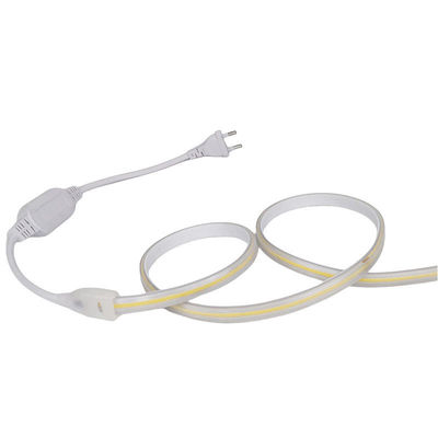 110V 220V Waterproof COB LED Light Strip With PVC Glue Customizable Blue / Ice Blue / White / Green / Purple / Golden / Pink