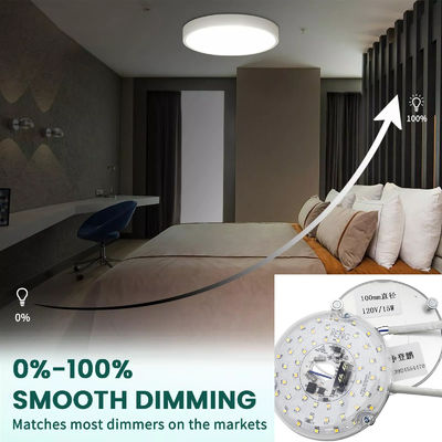 15W 100MM LED Light Engine For Dining Room 120V Ceiling Fan Panel Retrofit Kit With DOB Modules LED Ceiling Fan Light Replacement