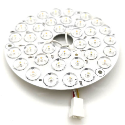 High Lumen 230V 15W 110MM 36V  3CCT Spare Part Ceiling Fan PCB Board Driver Less LED Modules Dimming And Color Adjustment