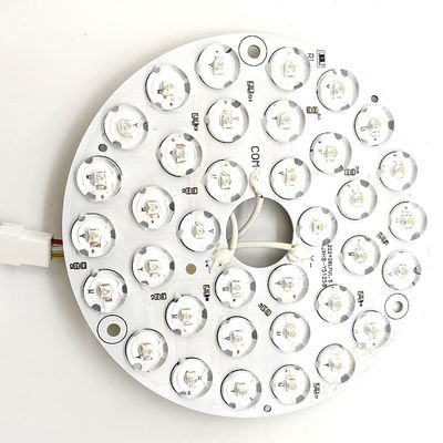 High Lumen 230V 15W 110MM 36V  3CCT Spare Part Ceiling Fan PCB Board Driver Less LED Modules Dimming And Color Adjustment