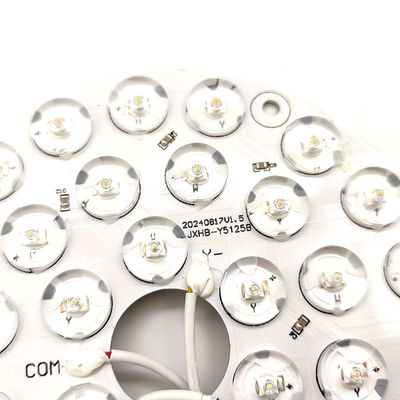 High Lumen 230V 15W 110MM 36V  3CCT Spare Part Ceiling Fan PCB Board Driver Less LED Modules Dimming And Color Adjustment