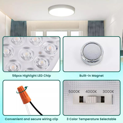 5CCT 18W/24W DIP Switch Ceiling Light Fan With Witch Power Replaces LED Module  120V Ceiling Fan Panel Retrofit Kit With DOB Modules