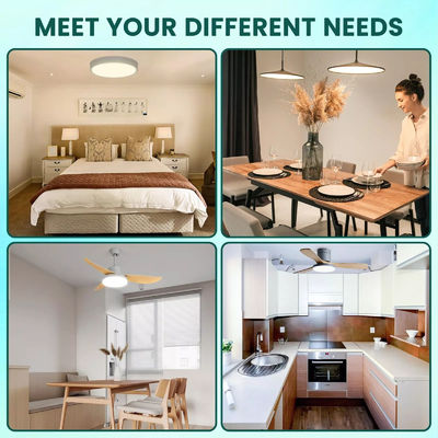 5CCT 18W/24W DIP Switch Ceiling Light Fan With Witch Power Replaces LED Module  120V Ceiling Fan Panel Retrofit Kit With DOB Modules