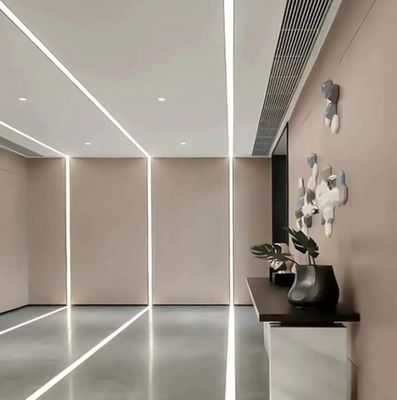 Anodizing Aluminium Profile For Led Strips Plaster-In Led Aluminum Channel