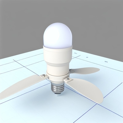 LED Ceiling Fan Light Replacement with INGAN Chip, 1200 Lumens, 3000K