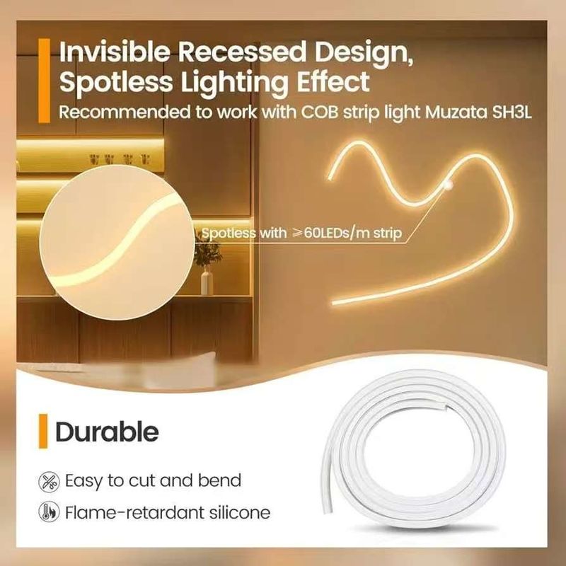 DIY Decoration Rgb Neon Strip Light Tubes  Custom 12v 24v SFlexible Neon Strip Light For Holiday Decoration Silicone IP67 Waterproof Outdoor Neon Light
