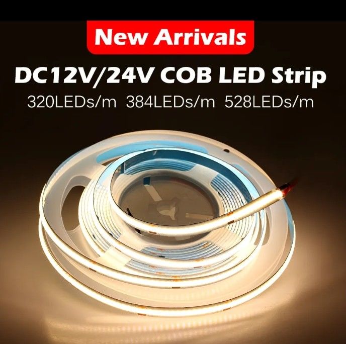 COB Strip Light Car Led Strip Light 320led 384led 480led 528led 768leds RGB COB Led Strip Light For Aluminum Profile