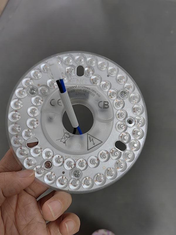 LED ceiling fan light replacement:    new products: dia125mm single color 2700K , CE ROHS ERP certification approved