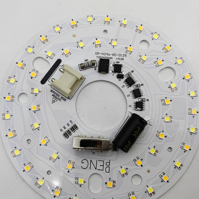 Dia125mm 4.9inch 24W LED Ceiling Fan Light Retrofit Kit Ceiling Light Replacement Kit 5CCT 3000K 3500K 4000K 5000K 6000K Adjustable 12W 18W 24W Switch, 2800LM 120V ETL  2  4 Watts