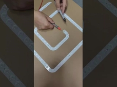 Light Fixture SMD LED PCB Module 230v Replacement Square Lens LED Light Module for Ceiling Pan